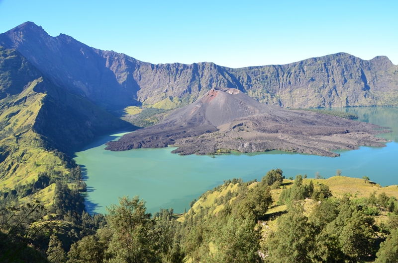 Poznávanie Indonézie, sopka Rinjani, Lombok